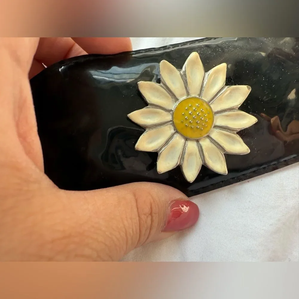 1990s Cottage Flower Power Daisy Belts
